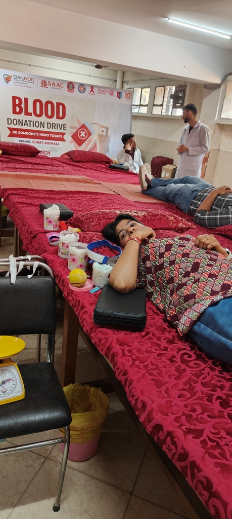 Blood Donation Camp GJIMT