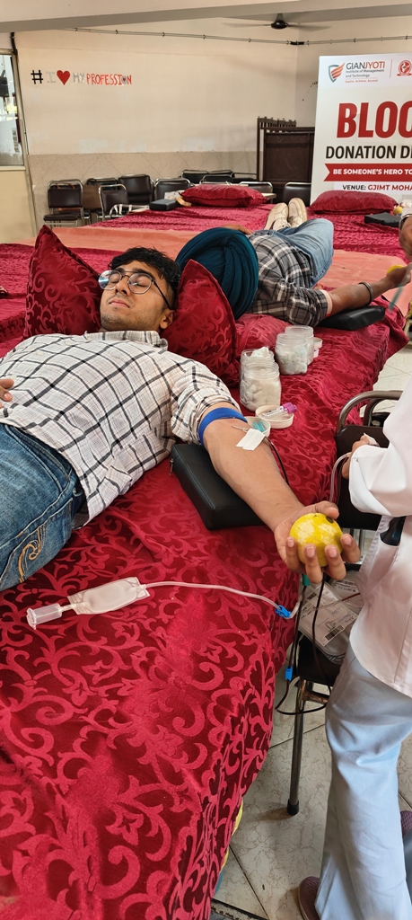 Blood Donation Camp GJIMT