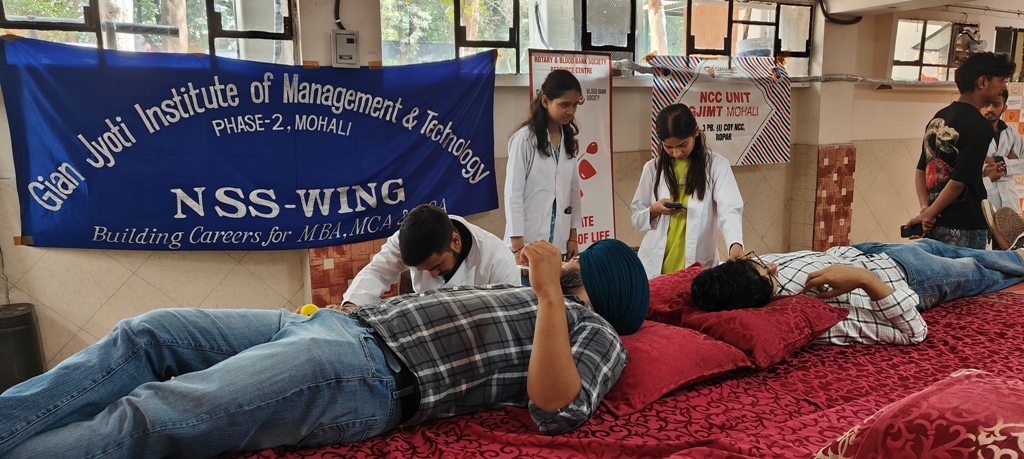 Blood Donation Camp GJIMT