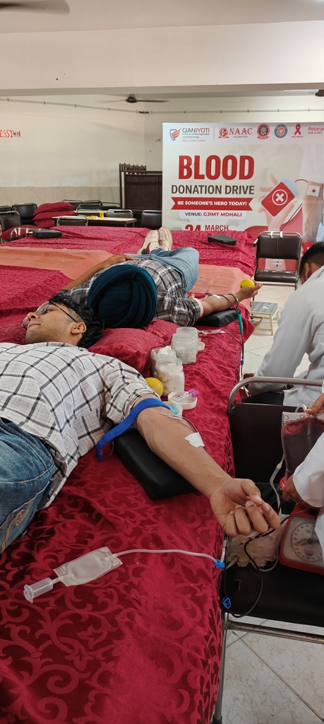 Blood Donation Camp GJIMT