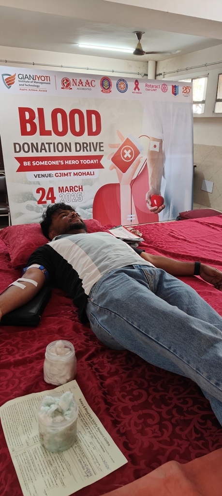 Blood Donation Camp GJIMT