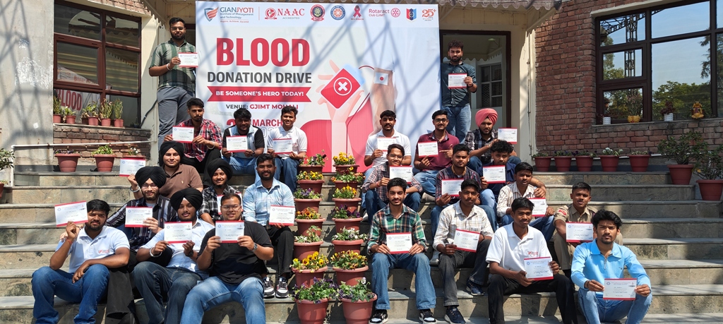 Blood Donation Camp GJIMT