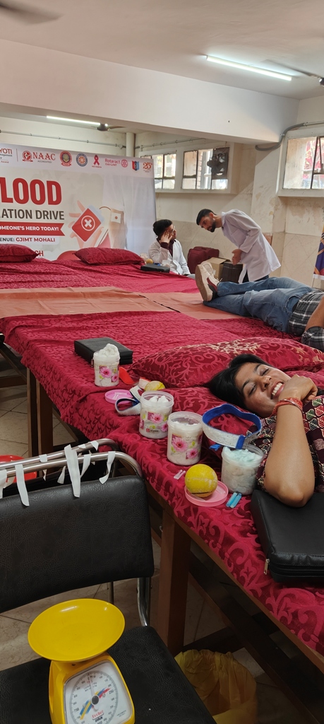 Blood Donation Camp GJIMT